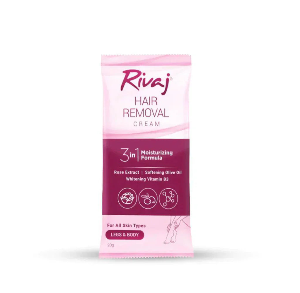 Rivaj | 3 in 1 Hair Removal Cream | Best Price in Pakistan original skincare product Pakistan Main image