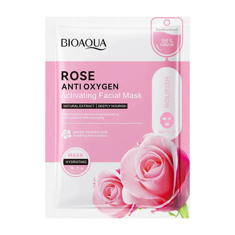 Bioaqua | Rose Anti Oxygen Activating Facial Mask 30G | Best Price in Pakistan original skincare product Pakistan Main image
