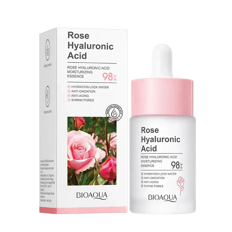 Bioaqua Rose Hyaluronic Acid Face Serum  30Ml | Best Price in Pakistan original skincare product Pakistan Main image
