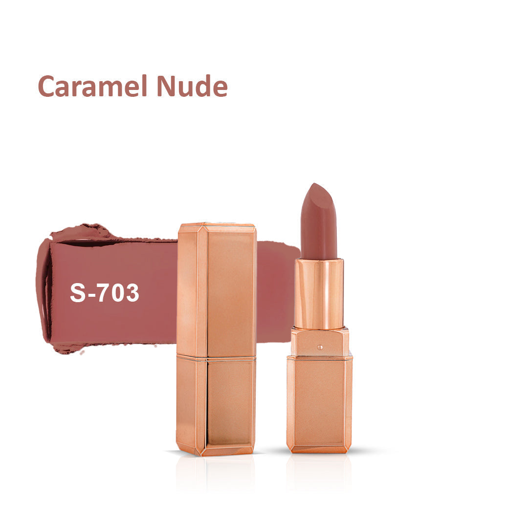 Swiss Miss | Silk Lipstick | Caramel Nude (703) | Best Price in Pakistan original skincare product Pakistan