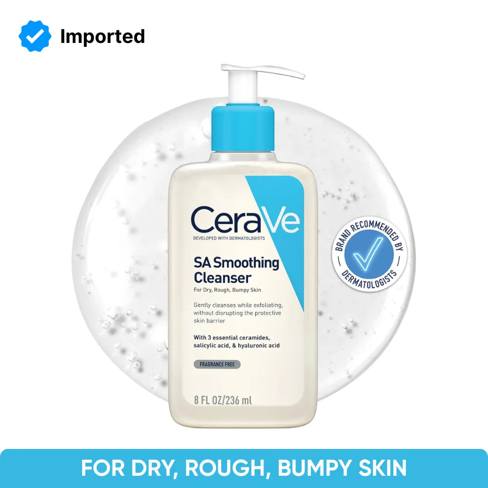 CeraVe SA Smoothing Cleanser | 236ml | Best Price in Pakistan original skincare product Pakistan