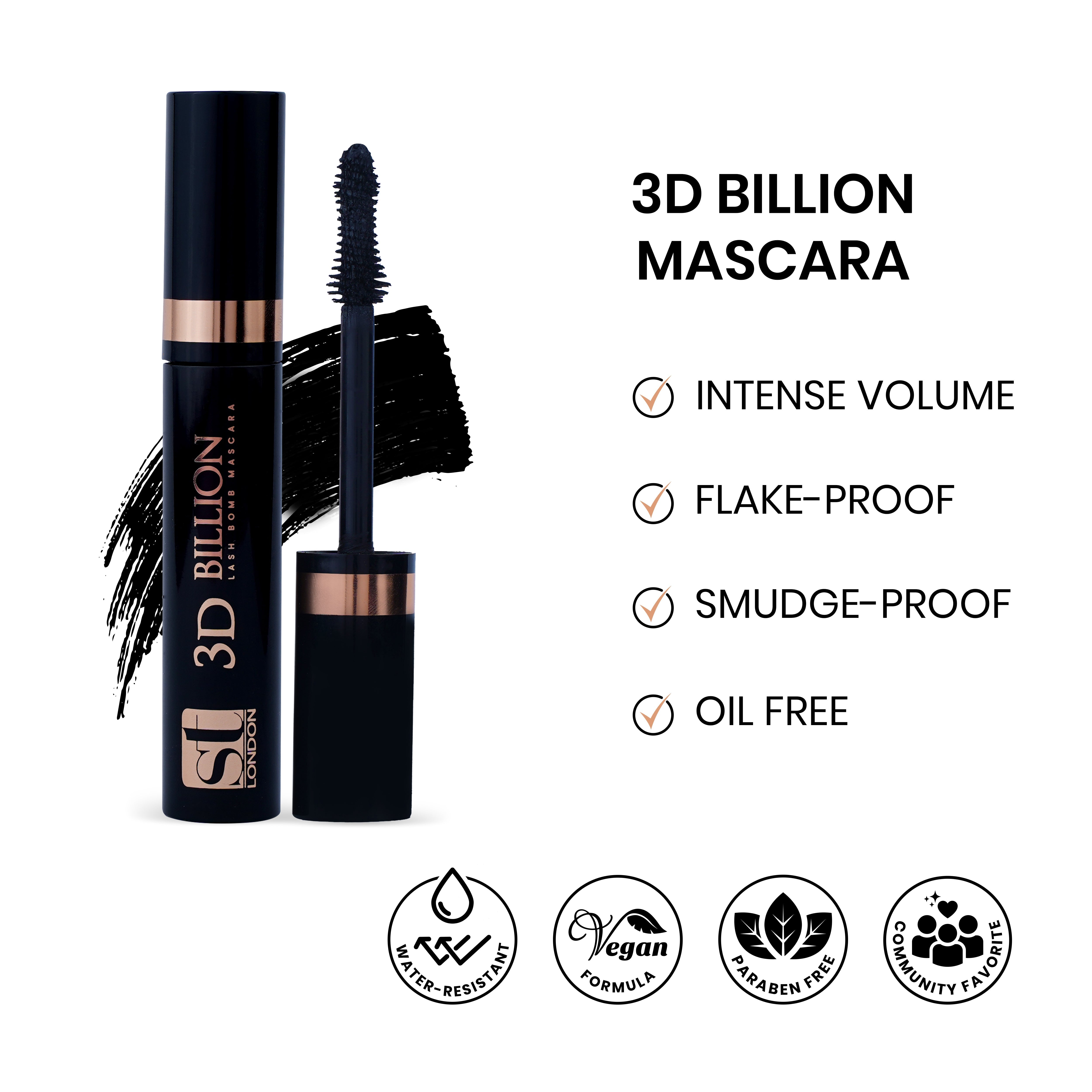 ST London | 3D Billion Mascara | Best Price in Pakistan original skincare product Pakistan مرکزی تصویر