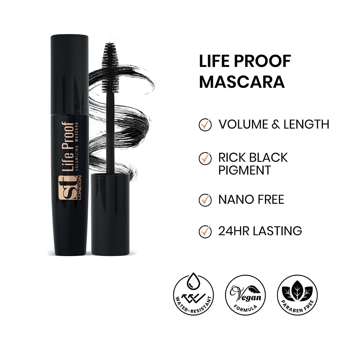 ST London | Life Proof Volumizing Mascara | Best Price in Pakistan original skincare product Pakistan مرکزی تصویر