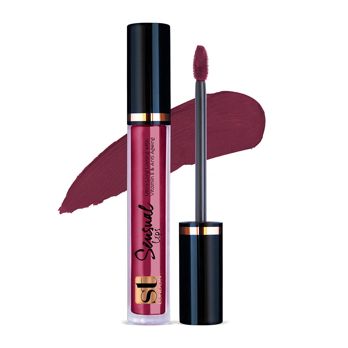ST London Sensual Lips |  Vibrant Plum | Best Price in Pakistan original skincare product Pakistan مرکزی تصویر