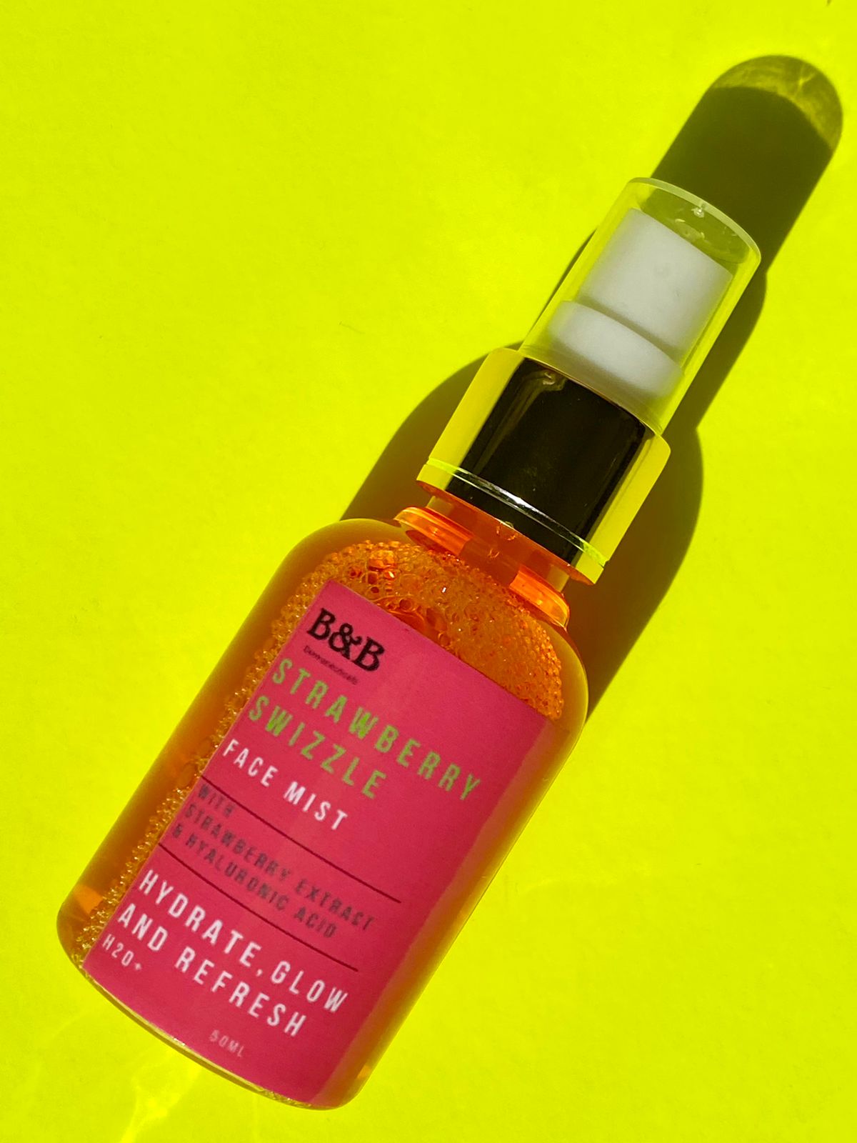 B&B Derma | Strawberry Swizzle | Strawberry Swizzle Face Mist On The Go 50Ml | Best Price in Pakistan original skincare product Pakistan