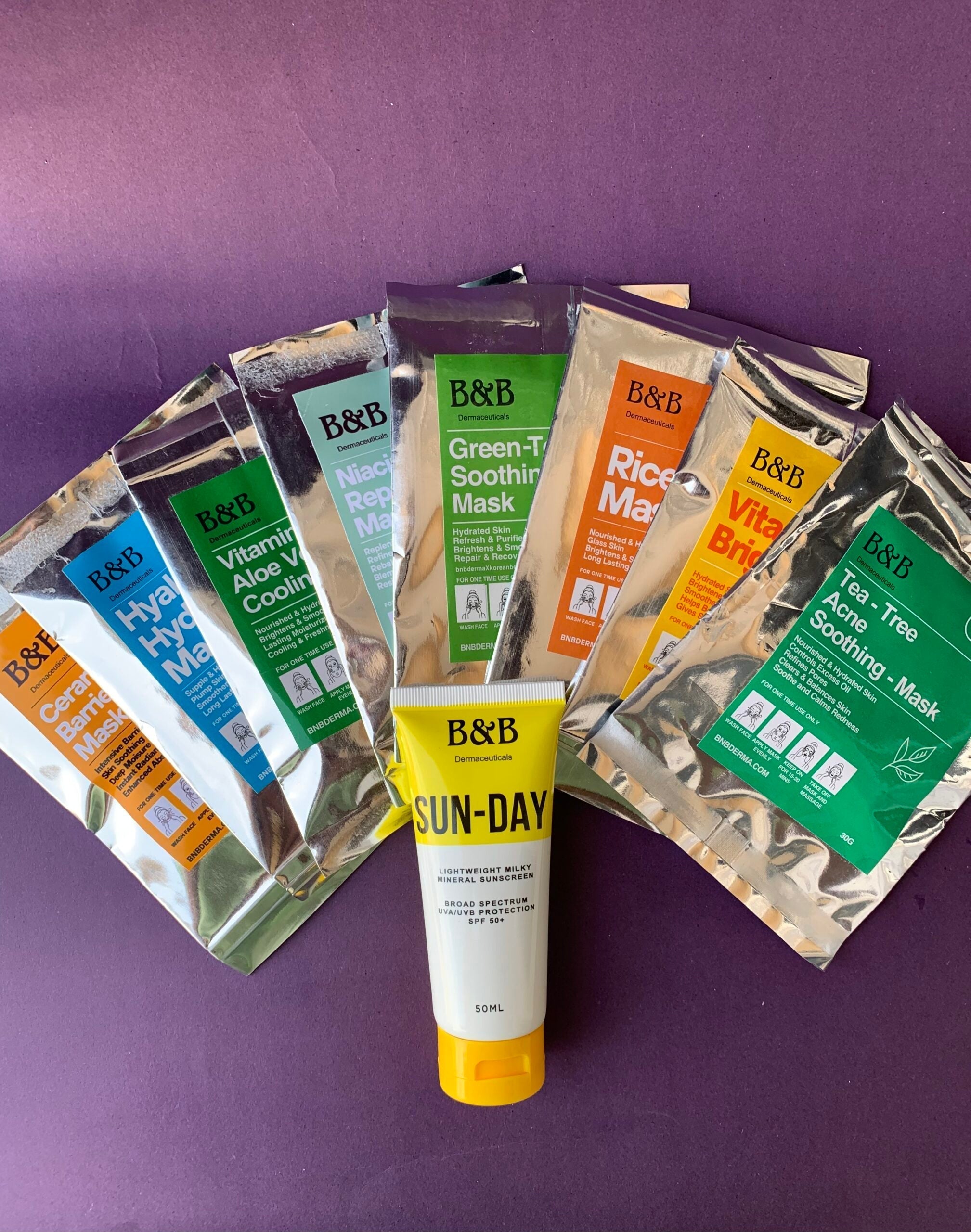 B&B Derma | Sunday Suncreen + Face Mask | Best Price in Pakistan original skincare product Pakistan