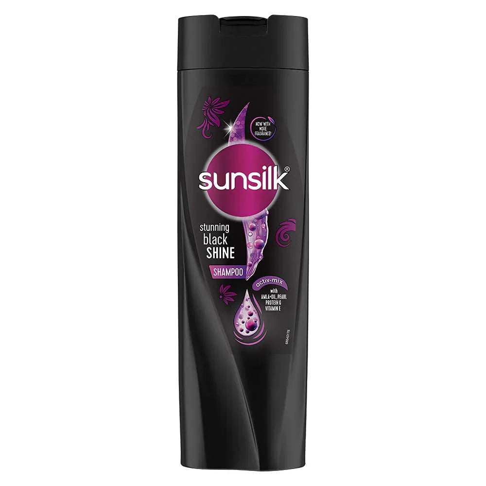 Sunsilk Shampoo Stunning Black Shine 350Ml | Best Price in Pakistan original skincare product Pakistan Main image