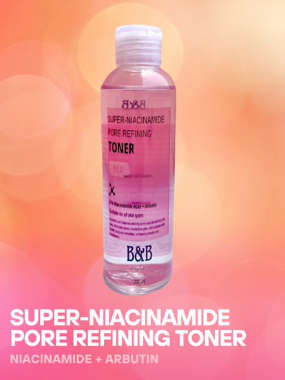 B&B Derma | Super-Niacinamide Pore Refining Toner | Best Price in Pakistan original skincare product Pakistan Main image