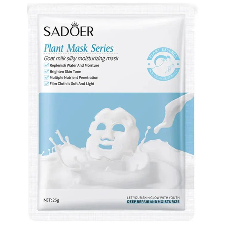 Sadoer | Goat Milk Silky Moisturizing Facial Mask | 25g | Best Price in Pakistan original skincare product Pakistan