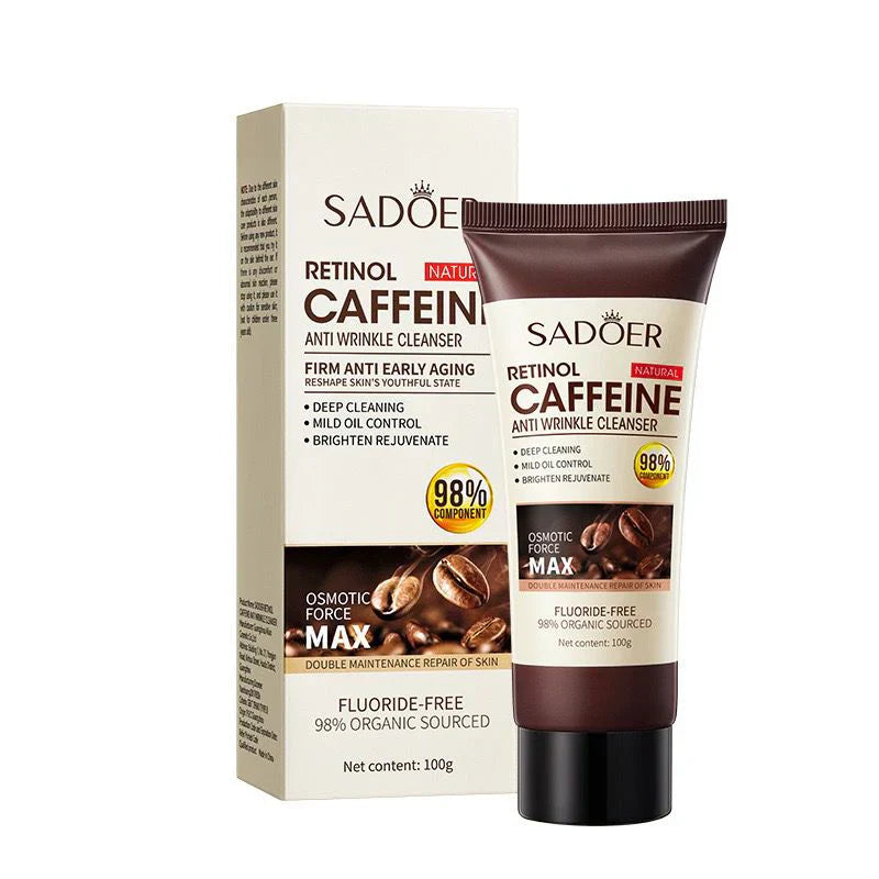 Sadoer Retinol Caffeine Anti Wrinkle Cleanser 100G | Best Price in Pakistan original skincare product Pakistan Main image