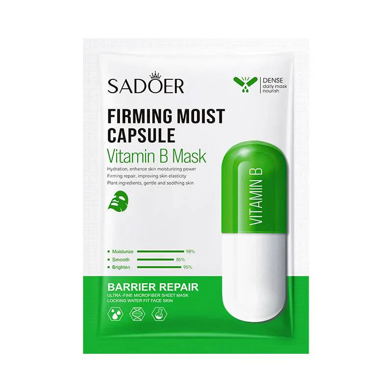 Sadoer | Firming Moist Capsule Vitamin B Face Mask | 25g | Best Price in Pakistan original skincare product Pakistan Main image