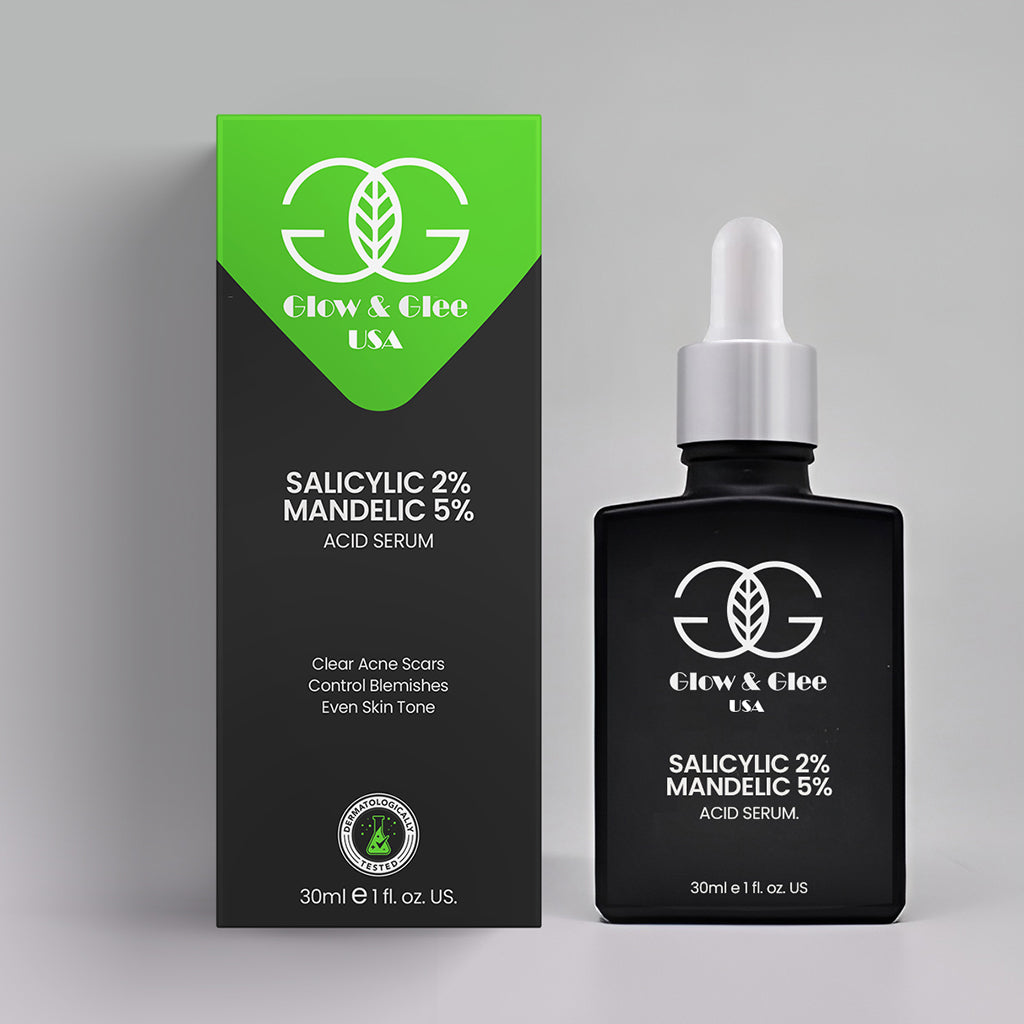 Glow & Glee Salicylic 2% Mandelic Acid Serum 30Ml | Best Price in Pakistan original skincare product Pakistan