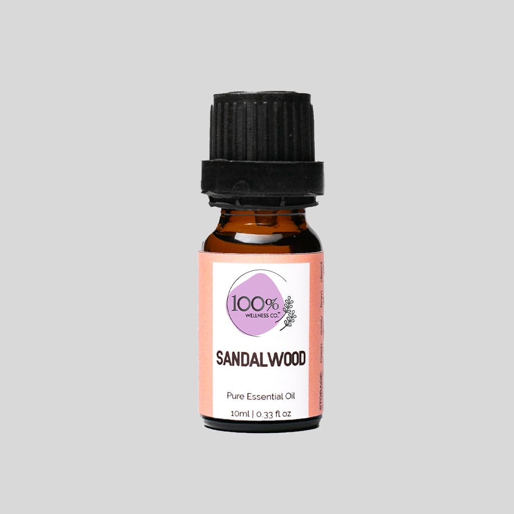 100% Wellness Co Sandalwood Essential Oil | Best Price in Pakistan original skincare product Pakistan مرکزی تصویر