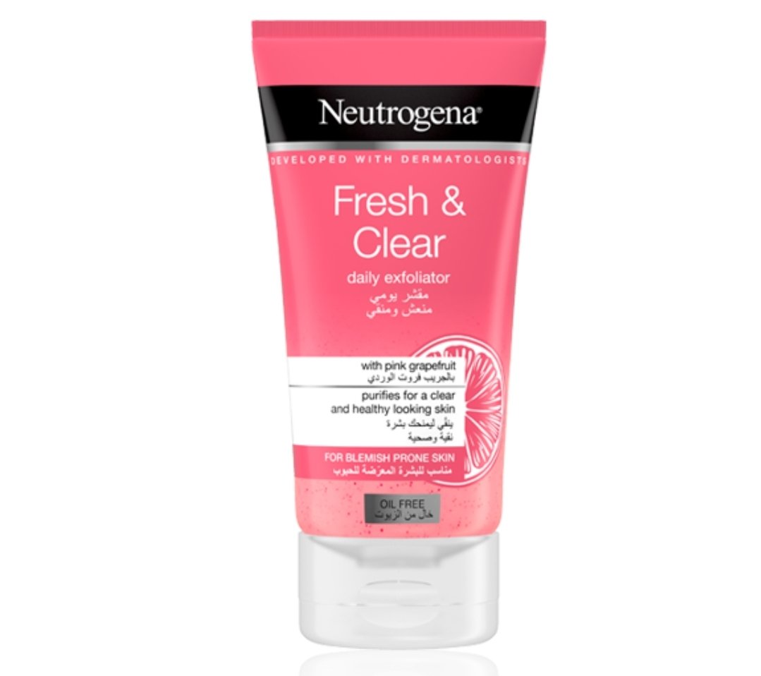 Neutrogena Visibly Clear Pink Grape Fruit Daily Scrub 150Ml | Best Price in Pakistan original skincare product Pakistan