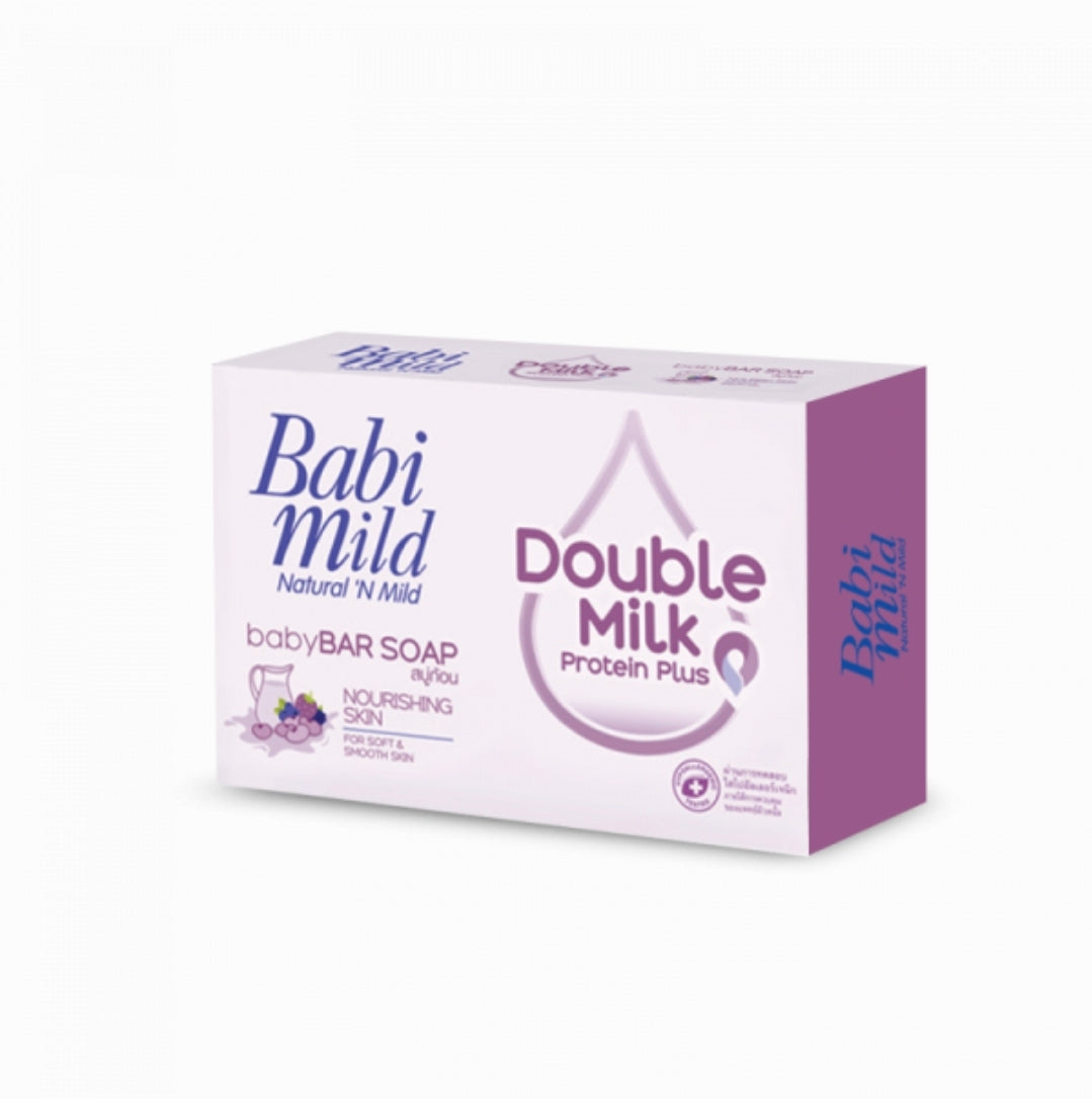 Babi Mild Soap Double Milk  75G | Best Price in Pakistan original skincare product Pakistan مرکزی تصویر