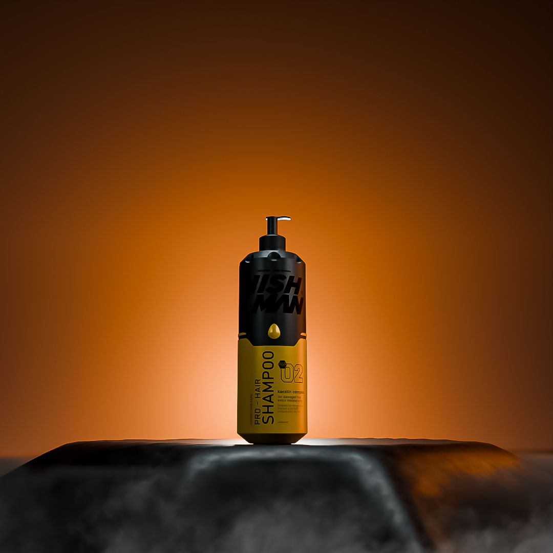 Nishman | Pro Hair Shampoo 02 Keratin Complex for Damaged Hair 400ml | Best Price in Pakistan original skincare product Pakistan مرکزی تصویر