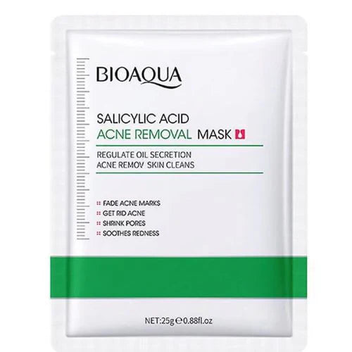 Bioaqua Salicylic Acid Acne Removal Mask 25G | 1 PC | Best Price in Pakistan original skincare product Pakistan