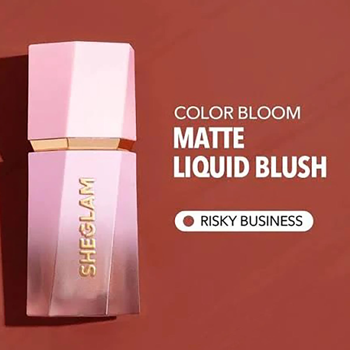Sheglam | Color Bloom Matte Liquid Blush | Risky Business | Best Price in Pakistan original skincare product Pakistan مرکزی تصویر