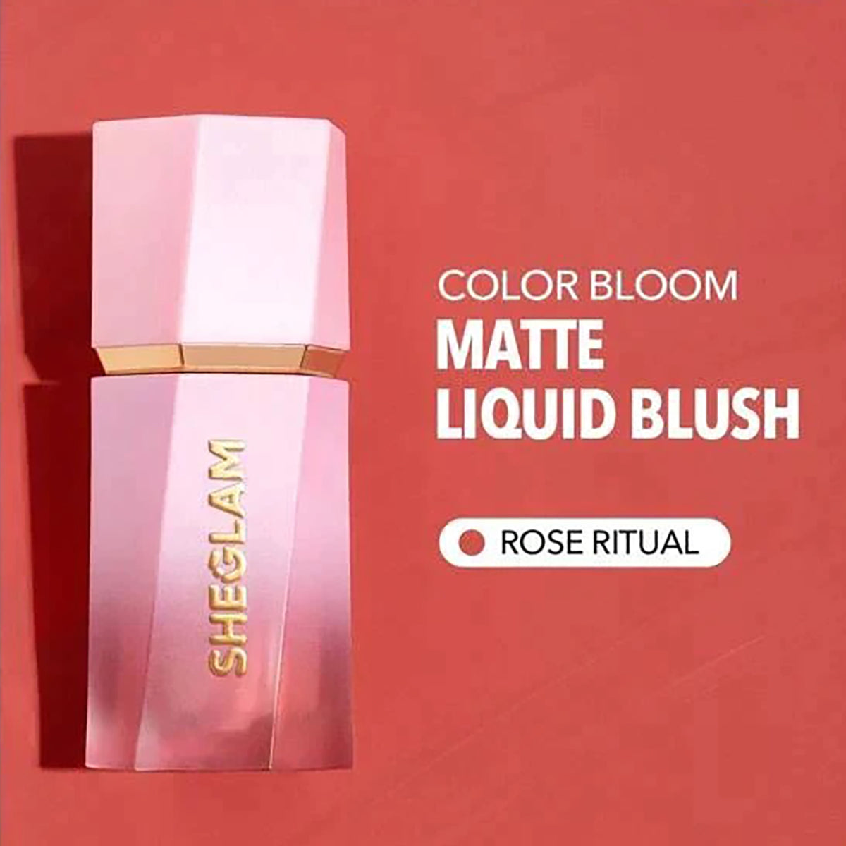 Sheglam | Color Bloom Matte Liquid Blush | Rose Ritual | Best Price in Pakistan original skincare product Pakistan مرکزی تصویر