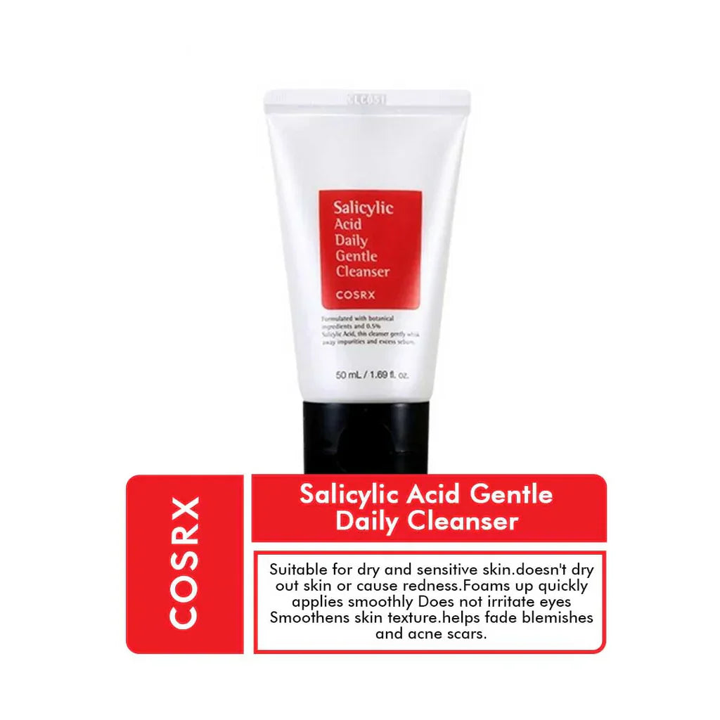 Cosrx Salicylic Acid Daily Gentle Cleanser 50Ml | Best Price in Pakistan original skincare product Pakistan