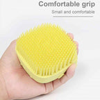 Silicone Bath & Body Shower Brush with Liquid Soap Dispenser (Random Color)