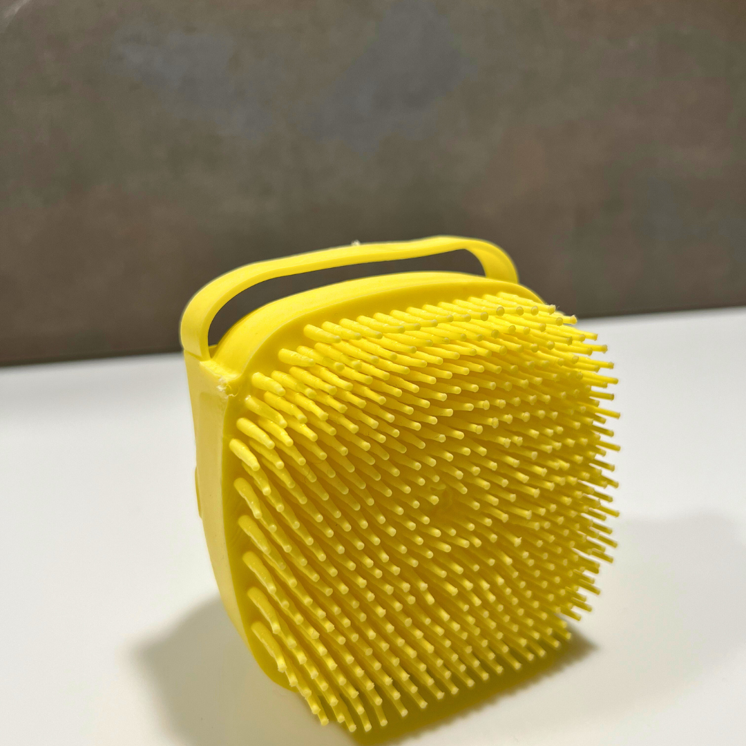 B&B Derma | Silicone Bath Body Brush With Built-In Soap Dispenser | Best Price in Pakistan original skincare product Pakistan