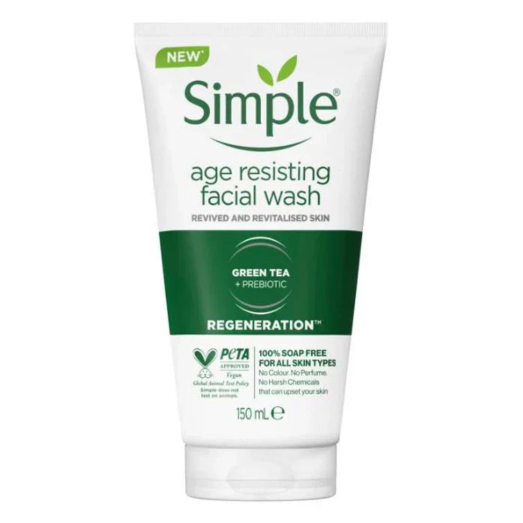 Simple Face Wash Age Resisting Regeneration Wash 150Ml | Best Price in Pakistan original skincare product Pakistan مرکزی تصویر