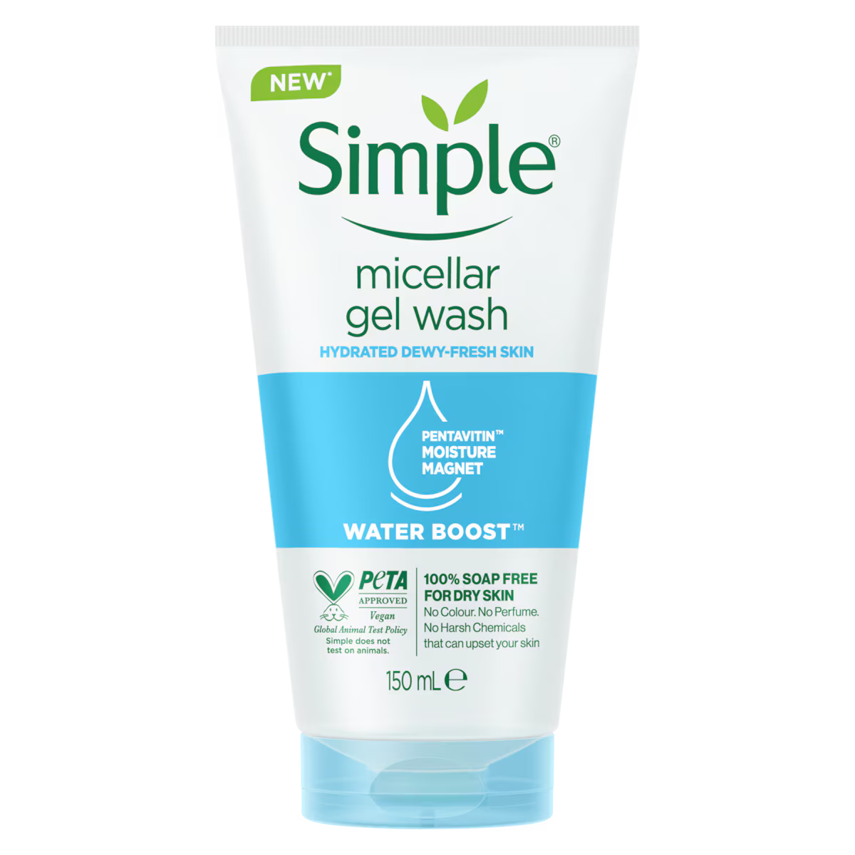 Simple Face Wash Micellar Water Boost Gel Wash 150Ml | Best Price in Pakistan original skincare product Pakistan مرکزی تصویر