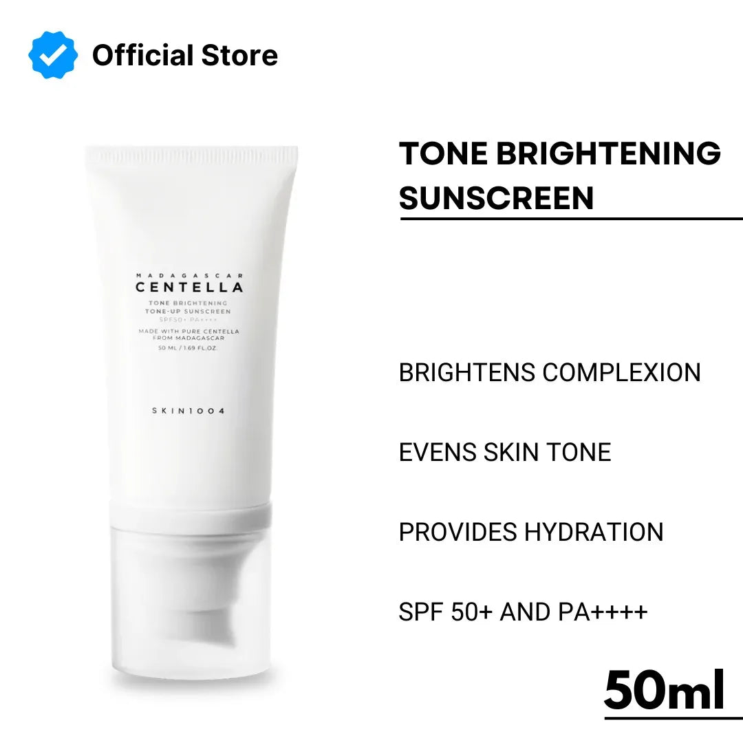 SKIN1004 Madagascar Centella Tone Brightening Tone-Up Sunscreen | 50ml | Best Price in Pakistan original skincare product Pakistan