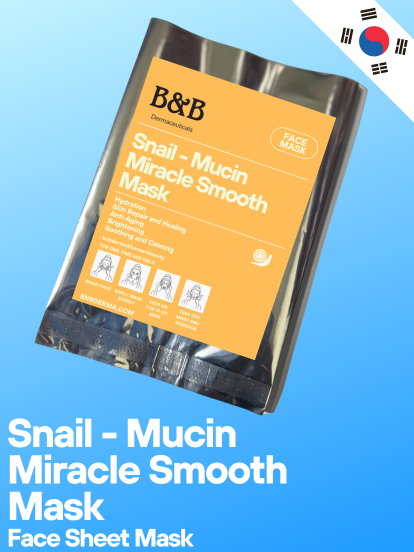 B&B Derma | Snail-Mucin Miracle Smooth Mask | Best Price in Pakistan original skincare product Pakistan