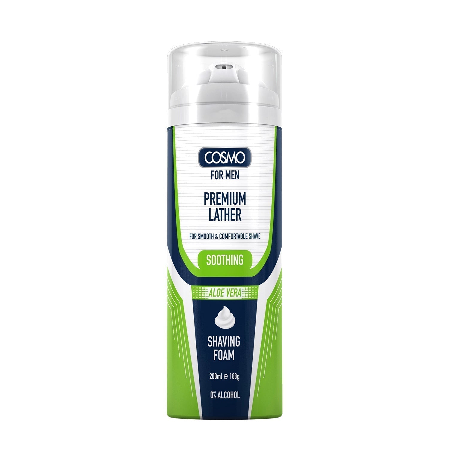 Cosmo Shaving Foam Soothing Aloe Vera | 200ml | Best Price in Pakistan original skincare product Pakistan