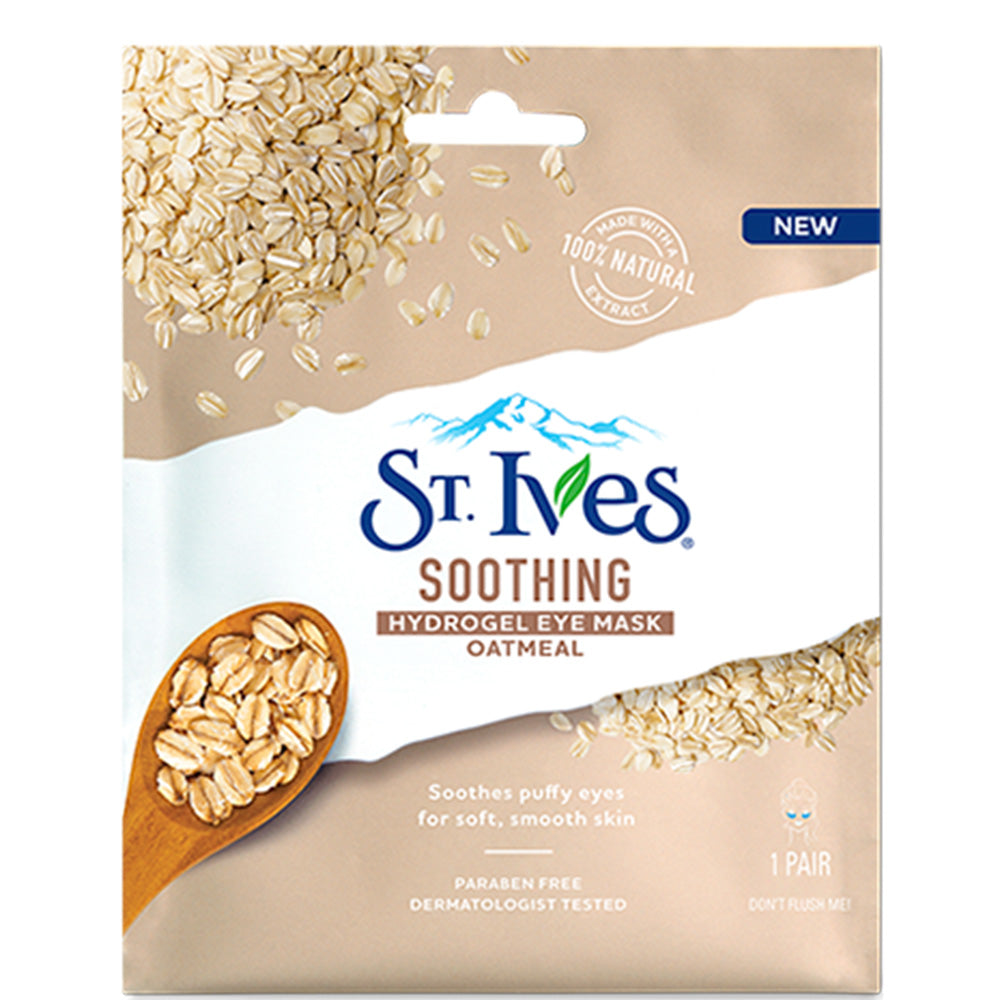 St.Ives | Hydrogel Soothing Oatmeal Eye Mask | Best Price in Pakistan original skincare product Pakistan مرکزی تصویر