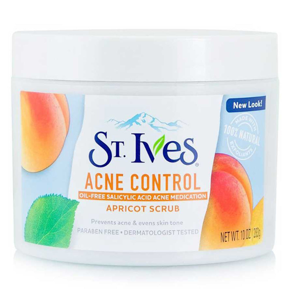 St.Ives | Scrub U.S.A Apricot Acne, Blemish & Blackhead Jar 283g | Best Price in Pakistan original skincare product Pakistan