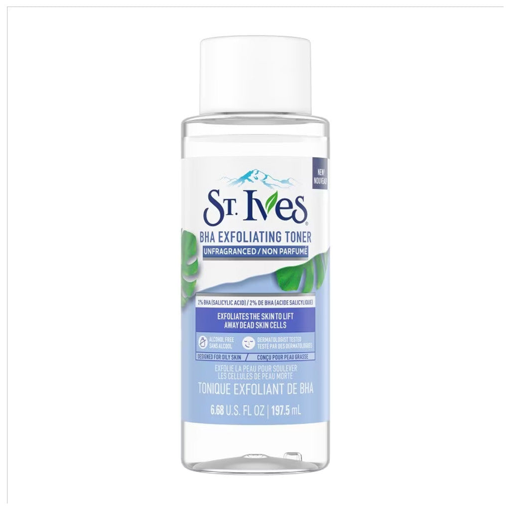 St. Ives Aha Exfoliating Toner Unfragranced 6.68Oz/197.5Ml | Best Price in Pakistan original skincare product Pakistan مرکزی تصویر