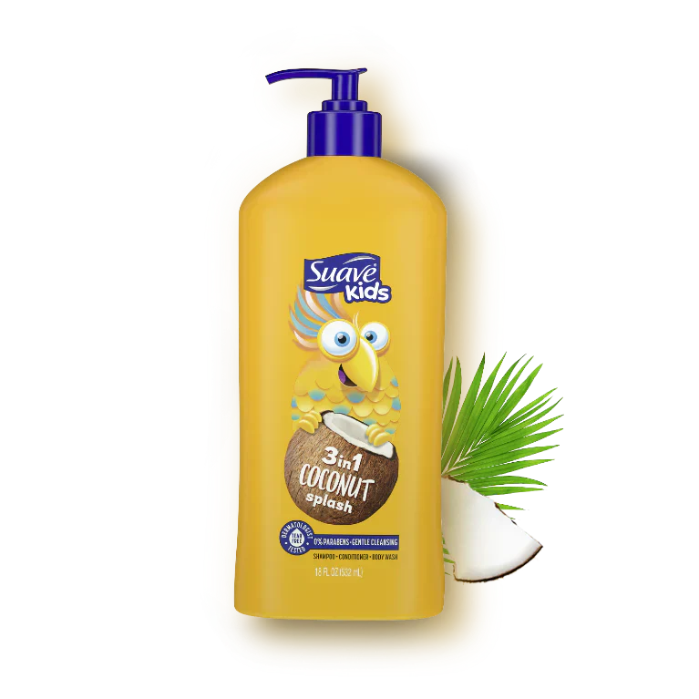 Suave Kids 3In1 Shmp+Cond & Body Wash Coconut Splash | Best Price in Pakistan original skincare product Pakistan Main image