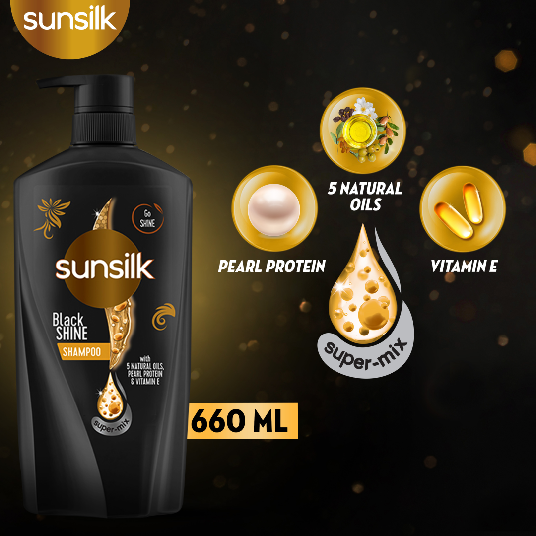 Sunsilk Black Shine Shampoo 660ml | Best Price in Pakistan original skincare product Pakistan