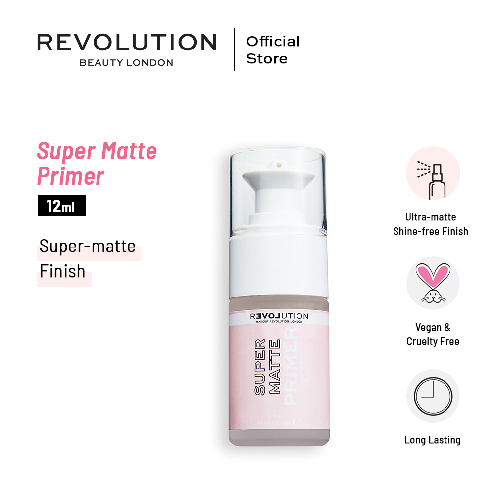 Relove By Revolution Super Matte Primer 12ml | Best Price in Pakistan original skincare product Pakistan