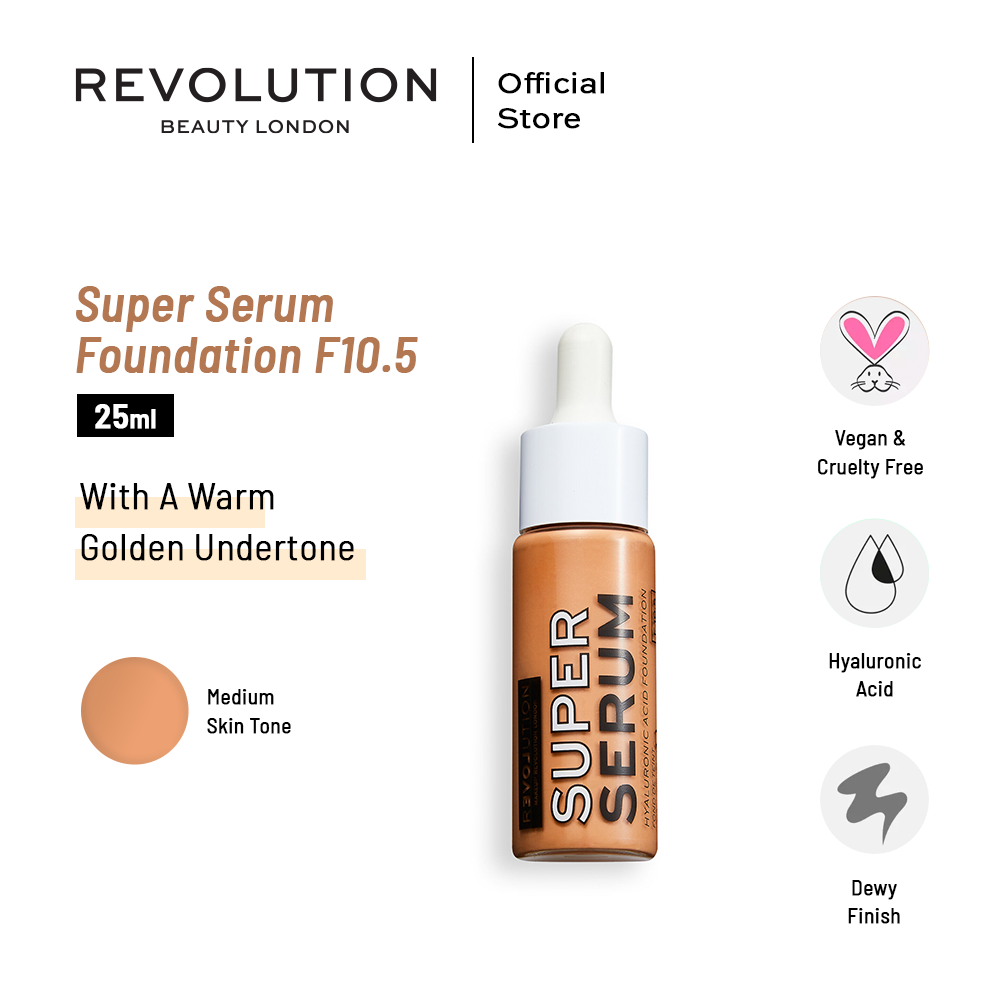 Relove By Revolution Super Serum Foundation F10.5 25ml | Best Price in Pakistan original skincare product Pakistan