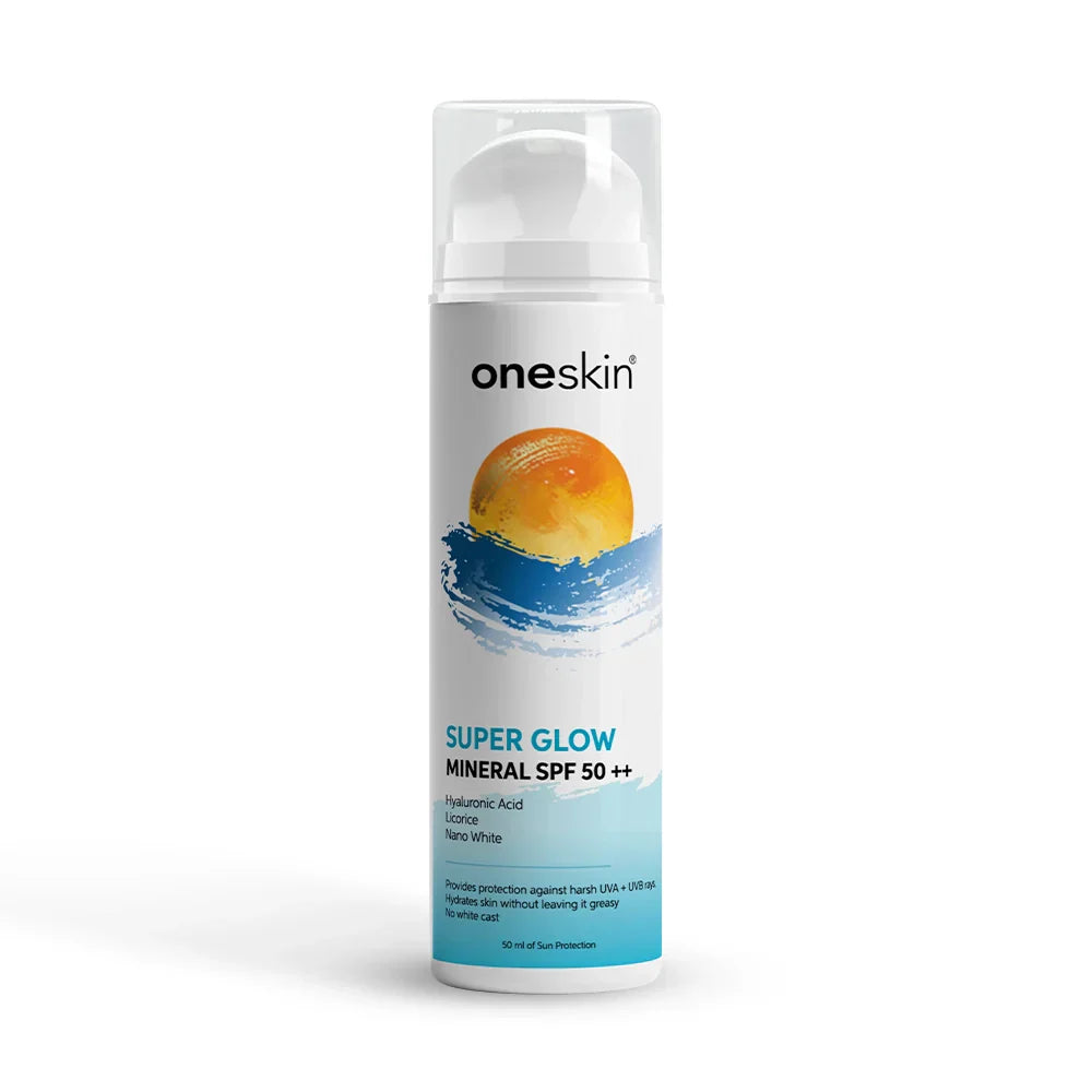 Oneskin | Super Glow | Mineral SPF 50++ | Best Price in Pakistan original skincare product Pakistan