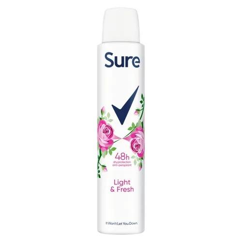 Sure A/P Spray Women Light & Fresh 200Ml | Best Price in Pakistan original skincare product Pakistan مرکزی تصویر