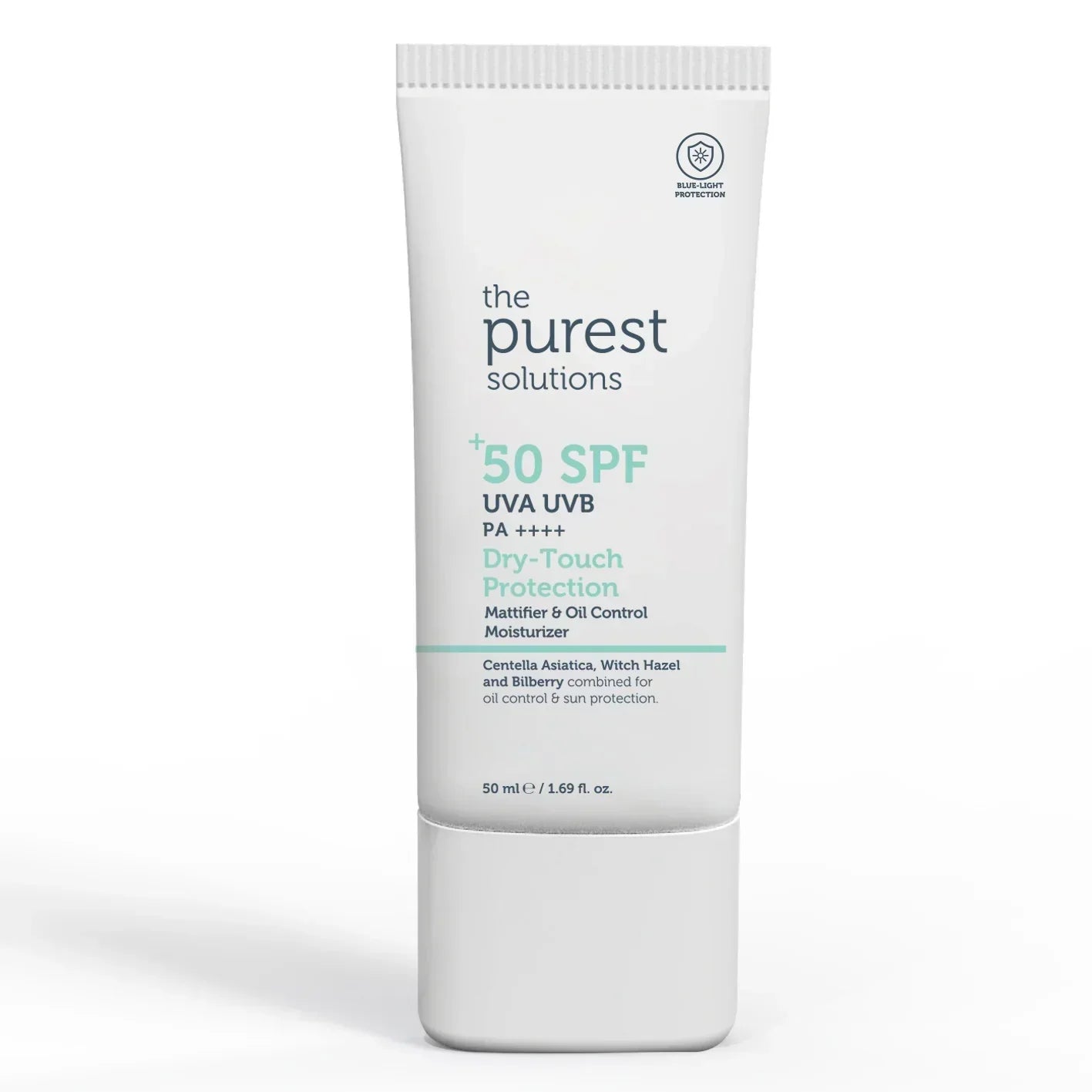 The Purest Solution | Dry-Touch Protection Sunscreen Mattifier & Oil Control 50 SPF | 50ML | Best Price in Pakistan original skincare product Pakistan مرکزی تصویر