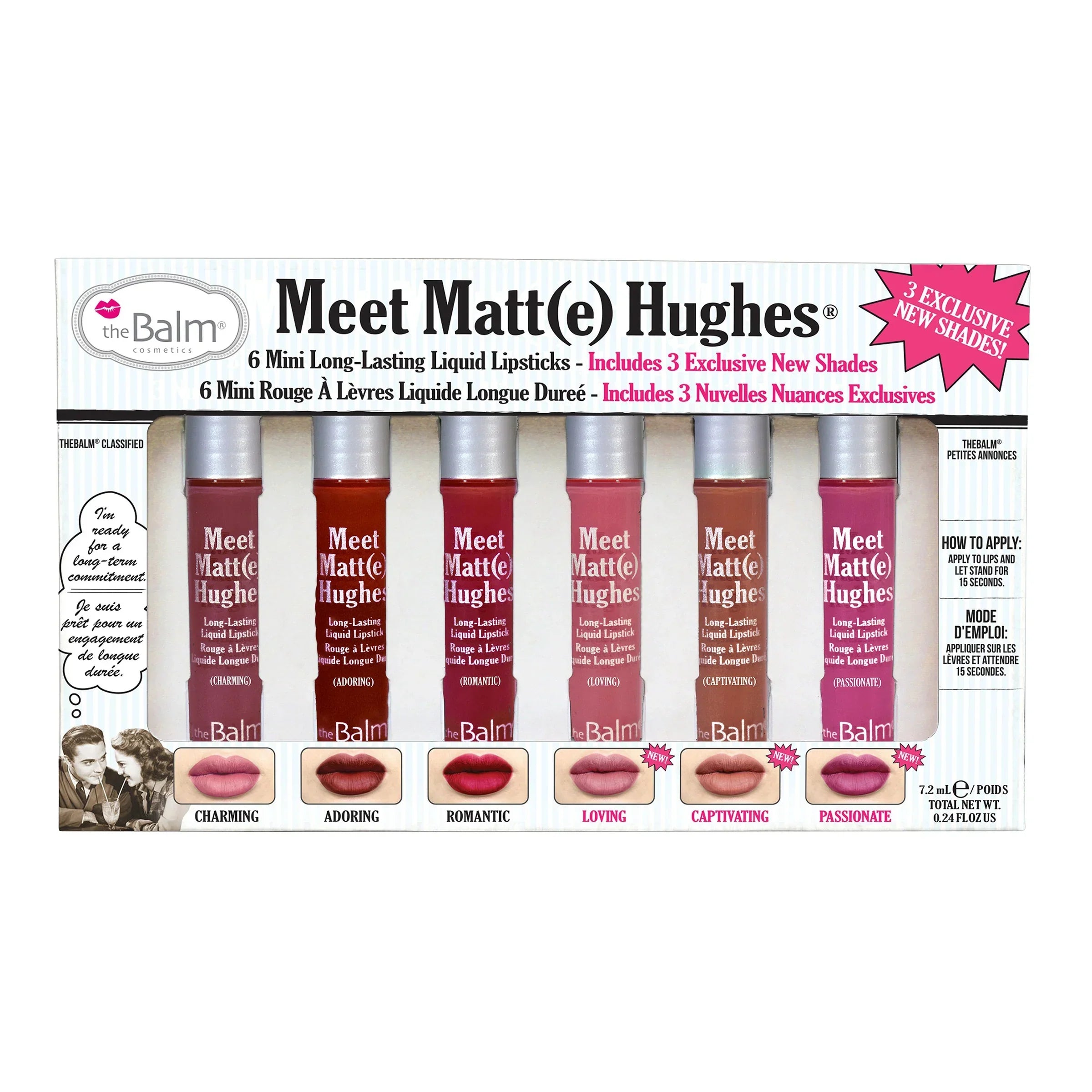 The Balm | Meet Matt Hughes Mini Long Lasting Liquid Lipstick Volume.3 6s | Best Price in Pakistan original skincare product Pakistan