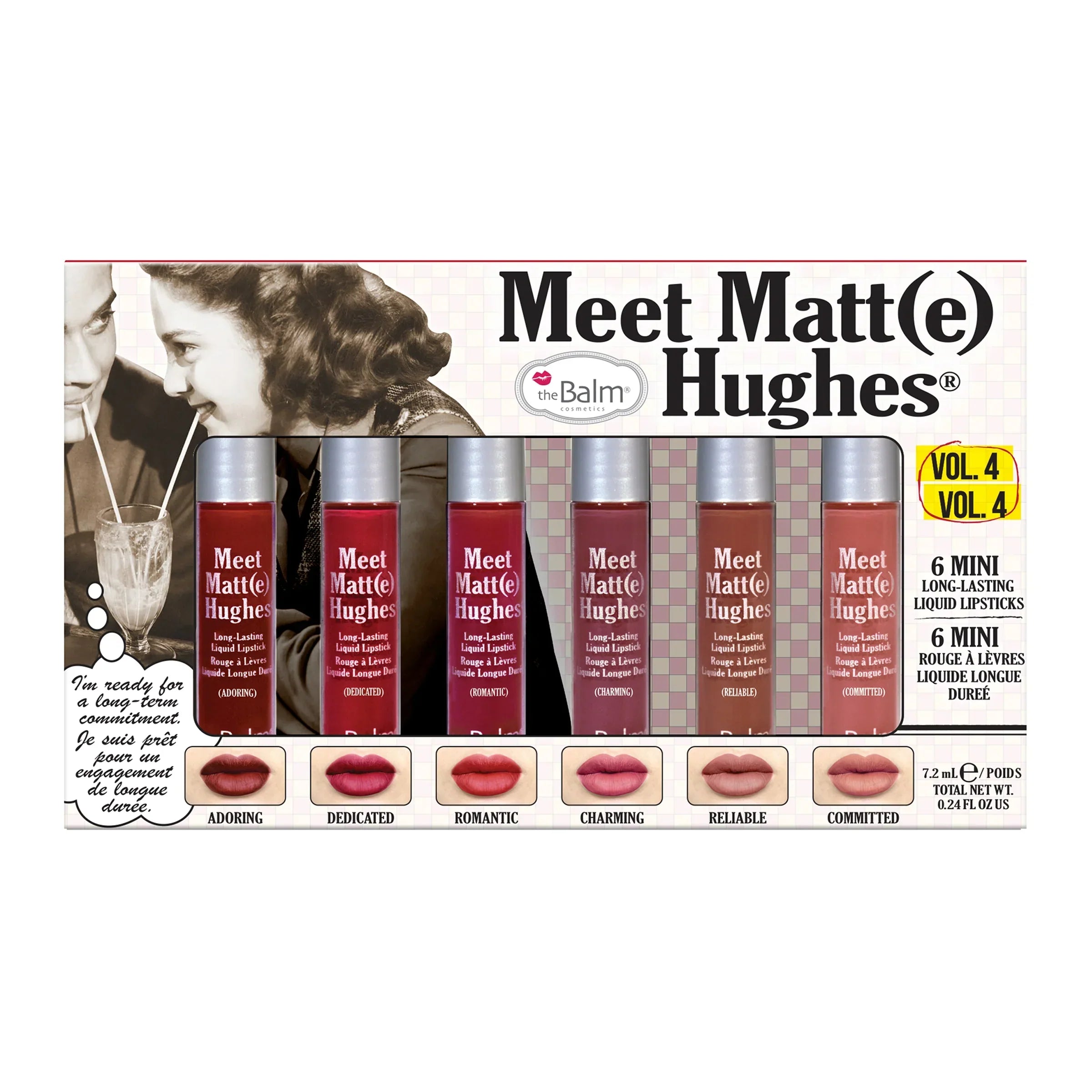 The Balm | Meet Matt Hughes Mini Long Lasting Liquid Lipstick Volume.4 6s | Best Price in Pakistan original skincare product Pakistan Main image