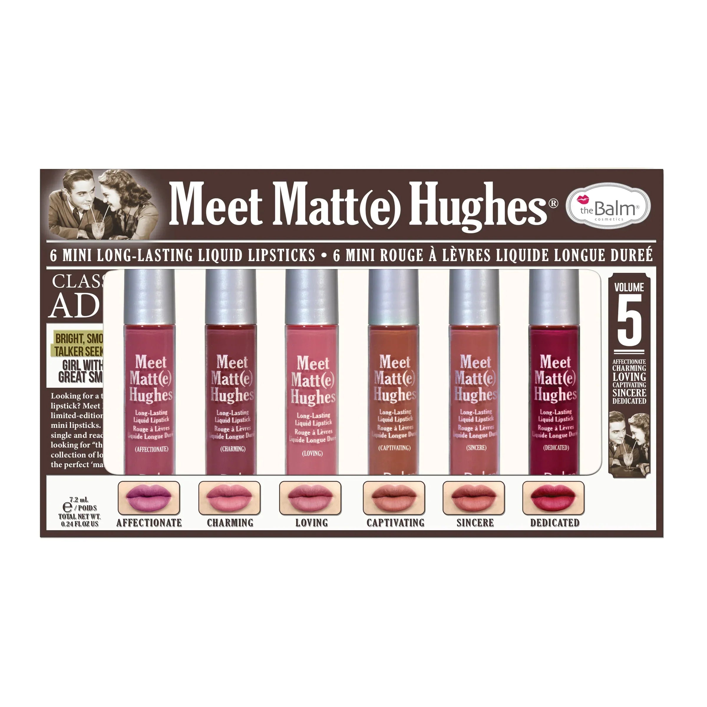The Balm | Meet Matt Hughes Mini Long Lasting Liquid Lipstick Volume.5 6s | Best Price in Pakistan original skincare product Pakistan