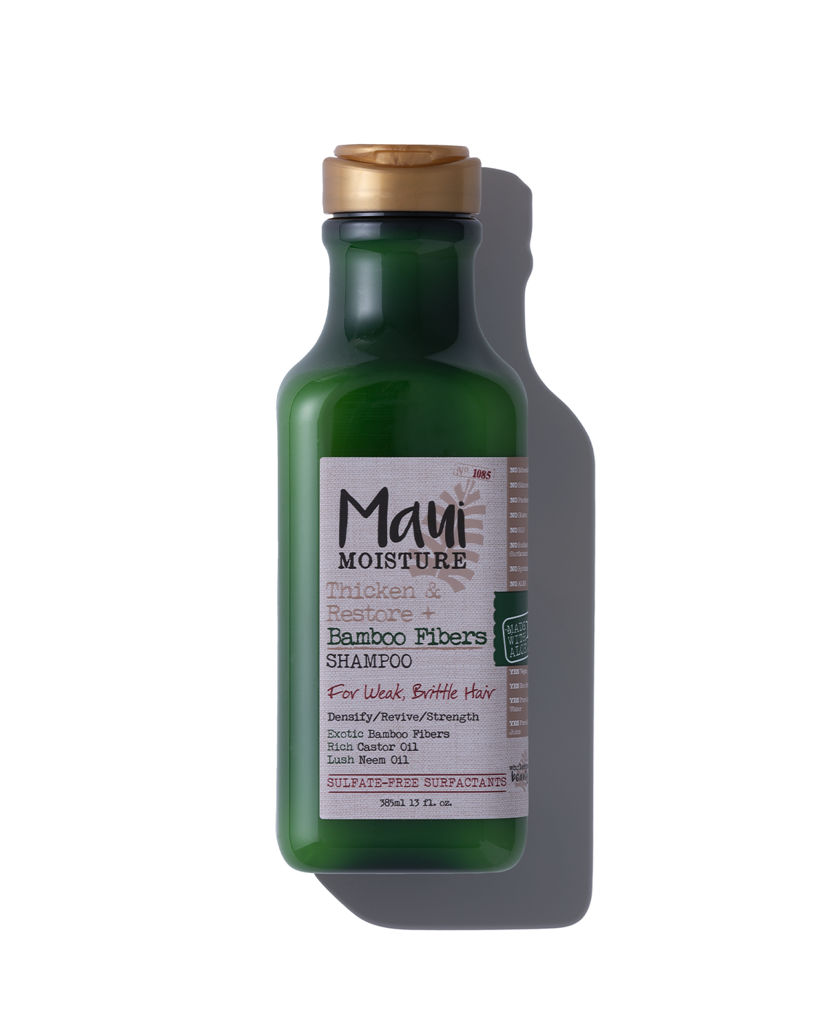 Maui Moisture Shampoo Thicken & Restore+Bamboo Fibers 13Oz/385ML | Best Price in Pakistan original skincare product Pakistan مرکزی تصویر