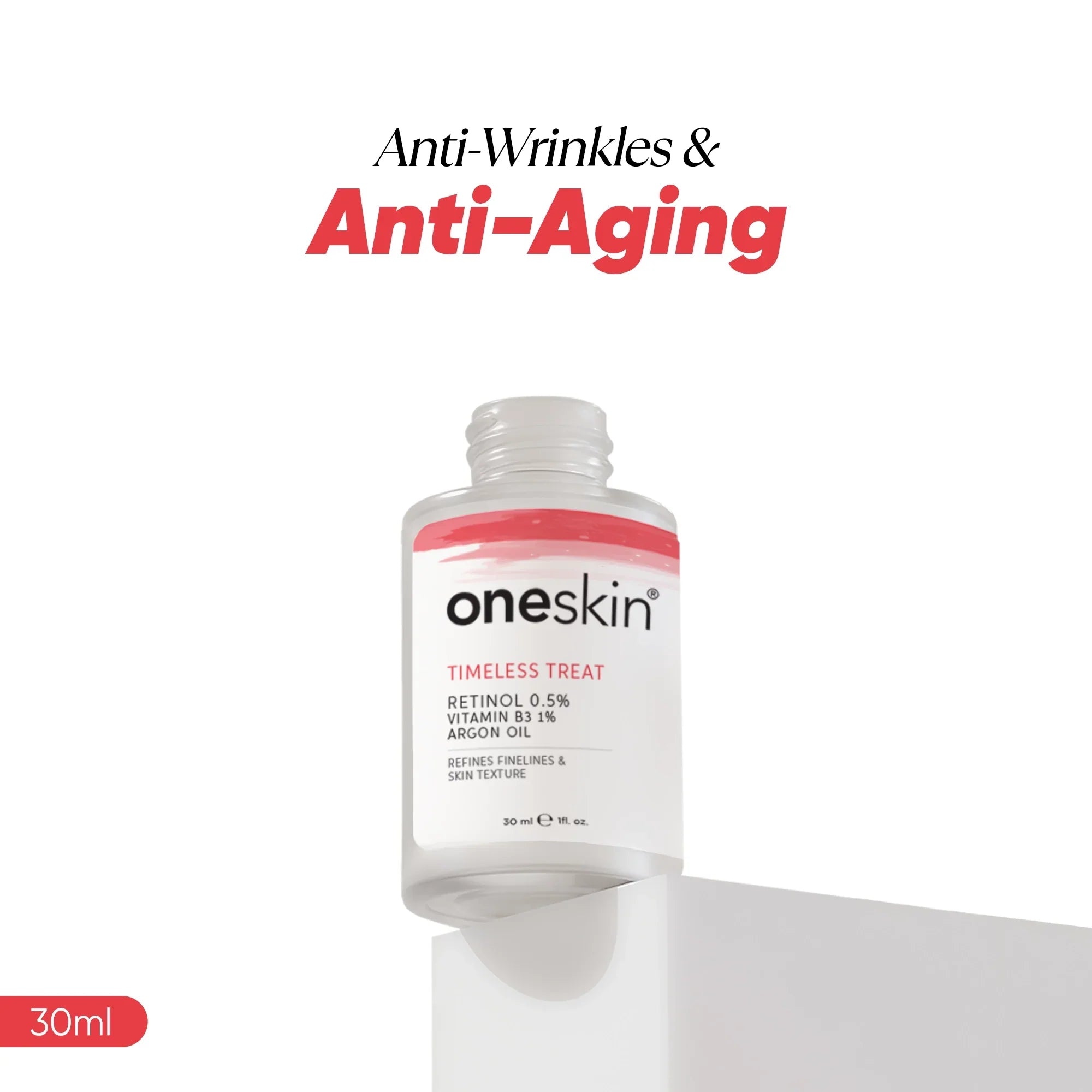 Oneskin Timeless Treat | Retinol 0.5%, Vitamin B3 1%, Argon Oil | 30ml | Best Price in Pakistan original skincare product Pakistan Main image