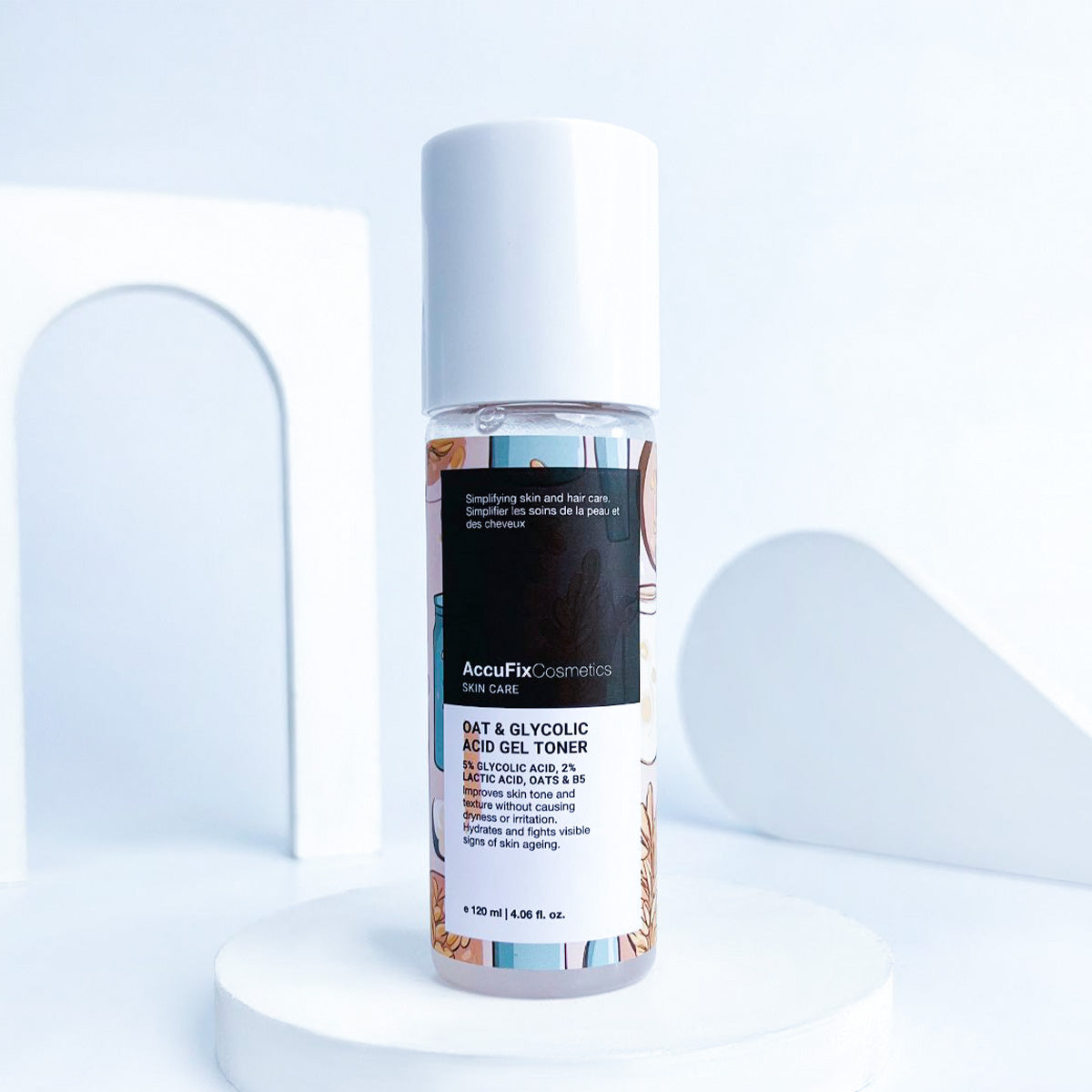 AccuFix | Oat and Glycolic Acid Gel Toner | Best Price in Pakistan original skincare product Pakistan مرکزی تصویر