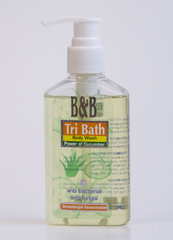 B&B Derma | Tri-Bath Cucumber Body Wash | Best Price in Pakistan original skincare product Pakistan
