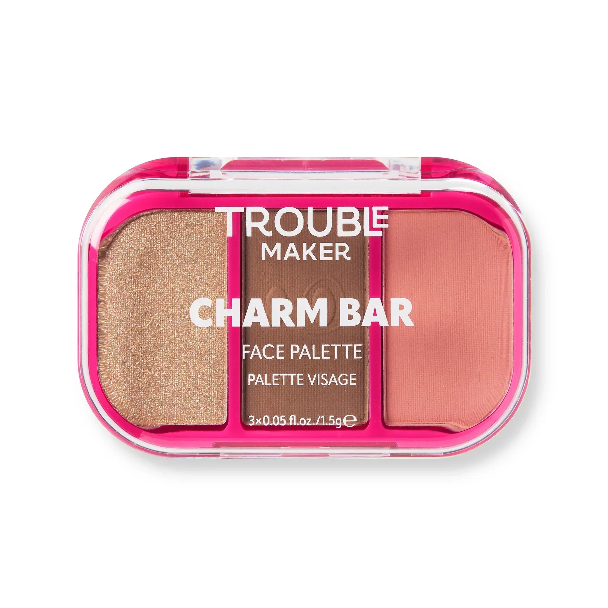 Trouble Maker | Charm Bar Face Trio Palette | Good Luck | Best Price in Pakistan original skincare product Pakistan