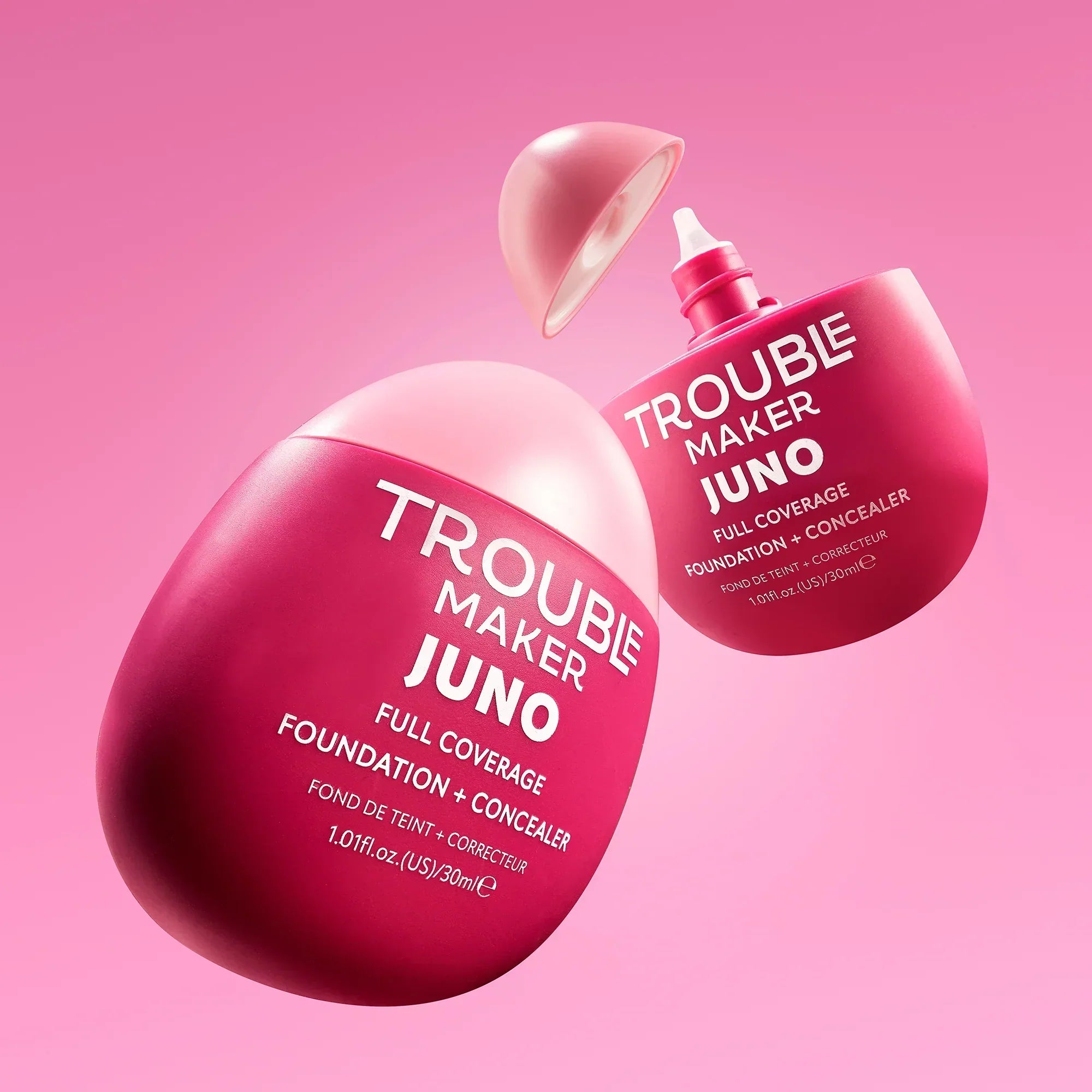 Trouble Maker | Juno Full Coverage Matte Foundation | Lovebug | Best Price in Pakistan original skincare product Pakistan مرکزی تصویر